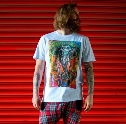 Disorder Ganesha t shirt an ethical and sustainably printed carbon neutral garment.
