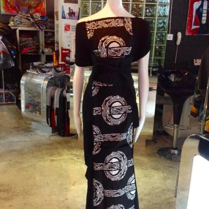 The Disorder Batik Panel Zen Dress with Obi Belt is a unique, slow fashion dress. Hand crafted to order in our UK studio by Disorder.
