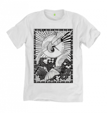 The Circle of Life T-Shirt, is an original hand drawn design by Disorder. The image is inspired by our cultural travels through Asia, Asian mythology and the birth of our son. T