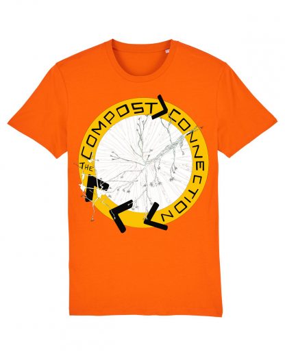 The Compost Connection Logo Orange T-Shirt is a special edition design by Disorder for Compost Connection. All profits go to this environmental CIC.